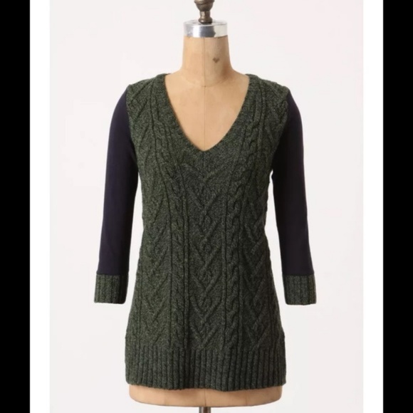 Anthropologie Sweaters | Anthropologie Pilcro Dually Clad Knit Sweater Med | Poshmark